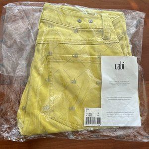 Yellow CAbi Jean Pants
